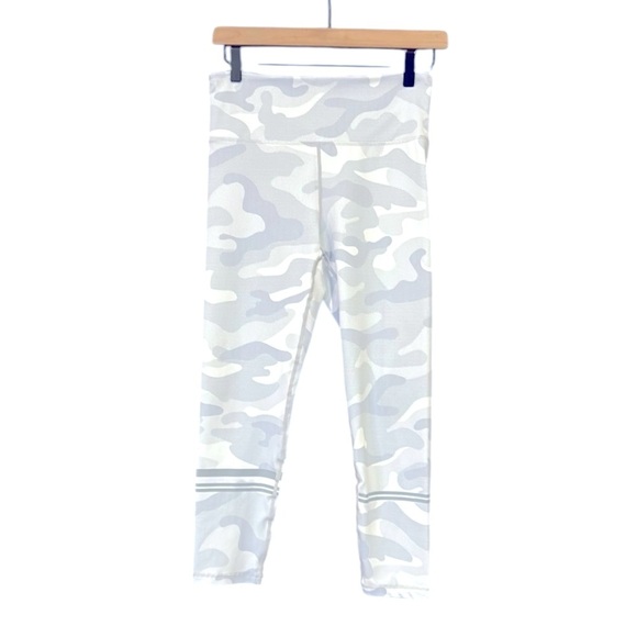 Lilybod Nina 7/8 Length High Waist Leggings White Camo Size Medium - Picture 5 of 11